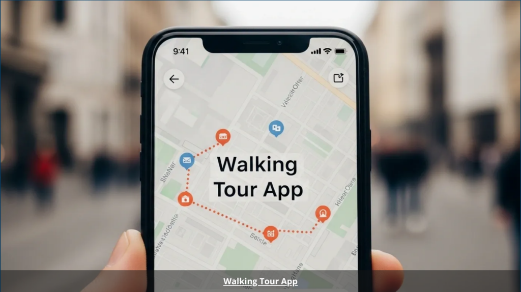 Walking tour app for American road trip
