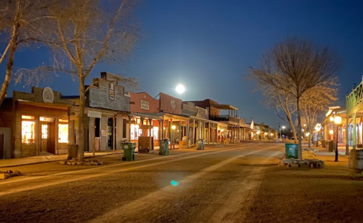 Explore Tombstone's historic district to experience the sights and sounds of the Wild West era, including historic buildings, museums, and reenactments.