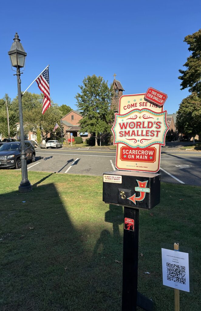 World's smallest scarecrow