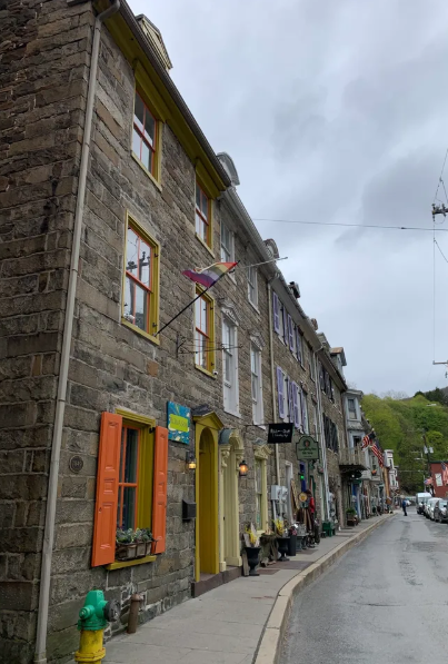 race street in Jim Thorpe PA