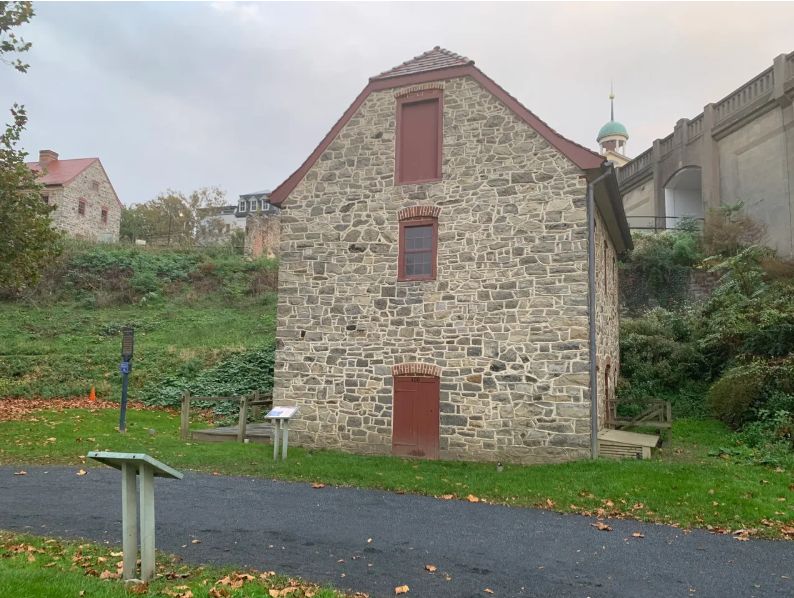 America's first public water pumping system